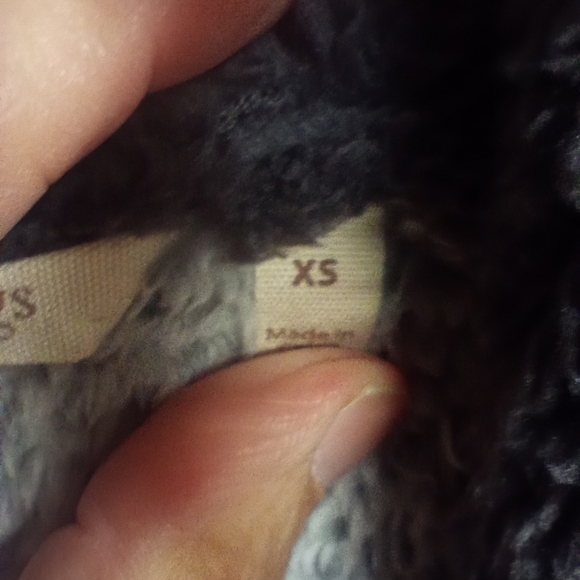 Soft Surroundings Luxe Sherpa Pullover 1/4 Zip Grey Size XSmall W/ Front Pocket - Picture 8 of 9